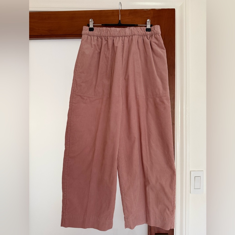 Toast Organic cord barrel leg pants in pink clay - Picture 5 of 6